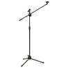 Tripod Microphone Stand with Dual Clip Holder - Stable & Adjustable