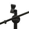 Tripod Microphone Stand with Dual Clip Holder - Stable & Adjustable