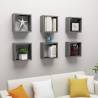 Wall Cube Shelves 6 pcs Grey 30x15x30 cm Colour grey Size 30 x 15 x 30 cm Quantity in Package 6 Number of Pieces 1 