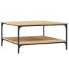 Stylish Sonoma Oak Coffee Table - 80x80x40 cm