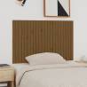 Wall Headboard Honey Brown 140x3x90 cm Solid Wood Pine Colour honey brown Size 140 x 90 cm Quantity in Package 1 