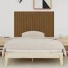 Elegant Honey Brown Wall Headboard - Solid Pine Wood 140x90 cm