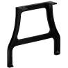 Industrial A-Frame Coffee Table Legs - Cast Iron | Hipo Market