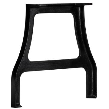 Industrial A-Frame Coffee Table Legs - Cast Iron | Hipo Market