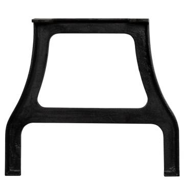 Industrial A-Frame Coffee Table Legs - Cast Iron | Hipo Market