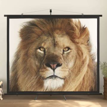 90" 4:3 Projection Screen - Durable & Portable for Home & Office