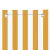 Yellow and White Balcony Screen 120x240 cm - Privacy & Style