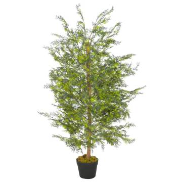 Artificial Cypress Tree 120 cm - Realistic Greenery Decor