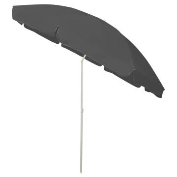 Beach Umbrella Anthracite 300 cm | UV Protection & Durability