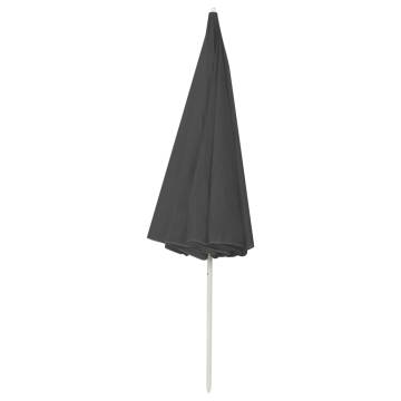 Beach Umbrella Anthracite 300 cm | UV Protection & Durability