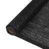 Privacy Net HDPE 1.5x10 m Black - Durable Garden Shade