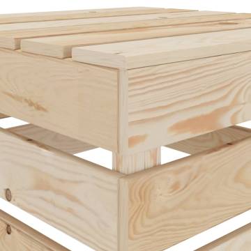 Garden Pallet Table Wood - Durable Outdoor Furniture