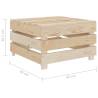 Garden Pallet Table Wood - Durable Outdoor Furniture