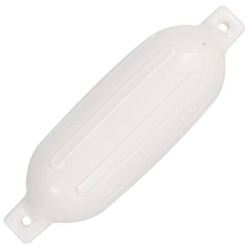 Boat Bumper Set - 4 White PVC Bumpers (58.5x16.5 cm)