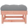 Garden Footstools with Cushions - Solid Wood Douglas | Hipo Market