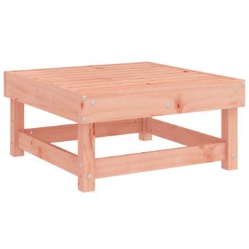 Garden Footstools with Cushions - Solid Wood Douglas | Hipo Market