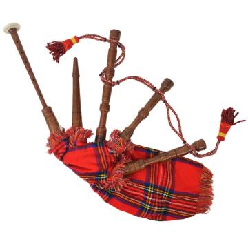 Kid’s Scottish Great Highland Bagpipes - Red Royal Stewart Tartan