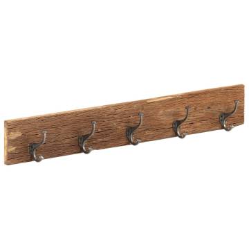 Hall Hanger with 5 Hooks - Reclaimed Wood | HipoMarket