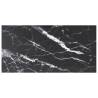 Table Top Black 100x50 cm 6mm Tempered Glass with Marble Design Colour black and white Size 100 x 50 cm Quantity in Package 1 