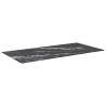 Table Top Black 100x50 cm - Stylish Marble Design & Durable Glass