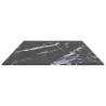 Table Top Black 100x50 cm - Stylish Marble Design & Durable Glass