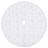 Luxury Christmas Tree Skirt White 122 cm - Faux Fur Elegance