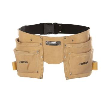 Toolpack Leather Double-Pouch Tool Belt 366.008 | Hipomarket