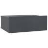 Floating Nightstand Grey 40x30 cm - Stylish & Durable Storage