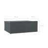 Floating Nightstand Grey 40x30 cm - Stylish & Durable Storage