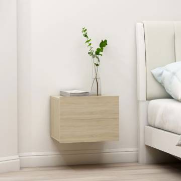 Sonoma Oak Bedside Cabinet - Stylish & Functional Nightstand