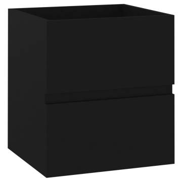 Sink Cabinet Black 41x38.5x45 cm - Stylish Bathroom Storage