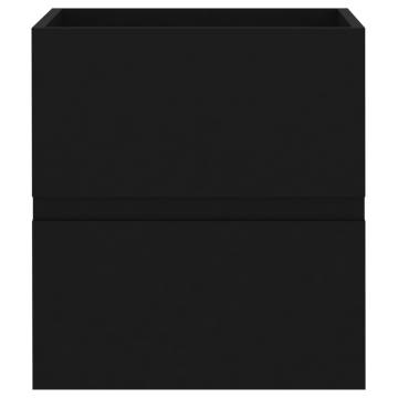 Sink Cabinet Black 41x38.5x45 cm - Stylish Bathroom Storage