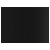 8 High Gloss Black Bookshelf Boards - Stylish Storage Solution