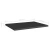 8 High Gloss Black Bookshelf Boards - Stylish Storage Solution