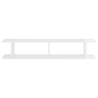 High Gloss White Wall Shelf Set | 105x18x20cm - Hipomarket