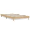 Sonoma Oak Bed Frame 90x200 cm - Durable Engineered Wood