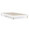 White 90x190 cm Single Bed Frame - Durable Engineered Wood