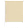 Outdoor Roller Blind 180x140 cm Cream - Privacy & UV Protection