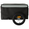 Bike Trailer Black and Grey - 30 kg Iron | HipoMarket