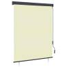 Outdoor Roller Blind 140x250 cm Cream Colour cream Size 140 x 250 cm 