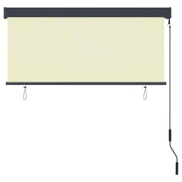 Outdoor Roller Blind 140x250 cm Cream - Quality UV Protection