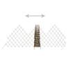 Garden Trellis Fences Set - 5 pcs 170x75 cm Willow