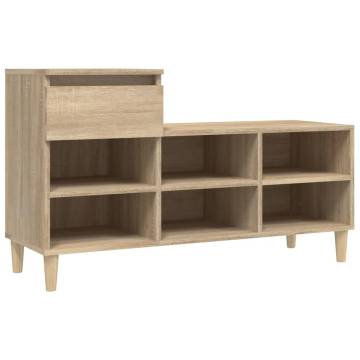 Shoe Cabinet Sonoma Oak 102x36x60 cm - Elegant Storage Solution