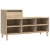 Shoe Cabinet Sonoma Oak 102x36x60 cm - Elegant Storage Solution