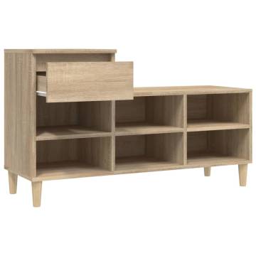 Shoe Cabinet Sonoma Oak 102x36x60 cm - Elegant Storage Solution