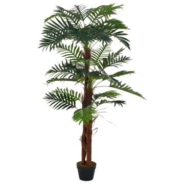 Lifelike Artificial Palm with Pot - 165 cm Green Plant