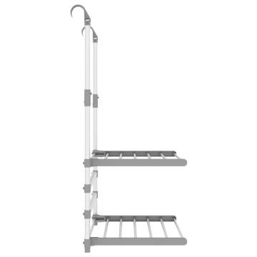 Aluminium Drying Rack for Balcony - 54x25x42 cm