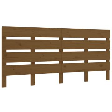 Headboard Honey Brown - Solid Pine Wood 135x3x80 cm