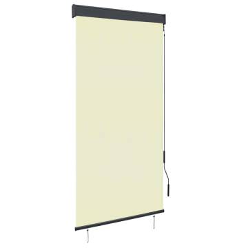 Outdoor Roller Blind 100x250 cm Cream | HipoMarket