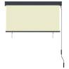 Outdoor Roller Blind 120x250 cm Cream - Privacy & Sun Protection